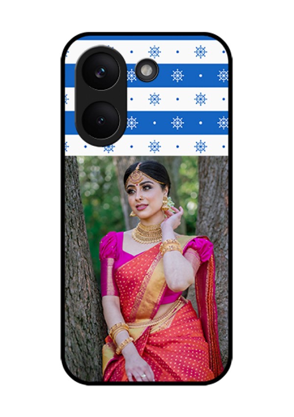 Xiaomi Redmi Turbo 5 Custom Glass Phone Case - Snow Pattern Design