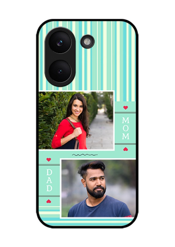 Xiaomi Redmi Turbo 5 Custom Glass Phone Case - Mom & Dad Pic Design