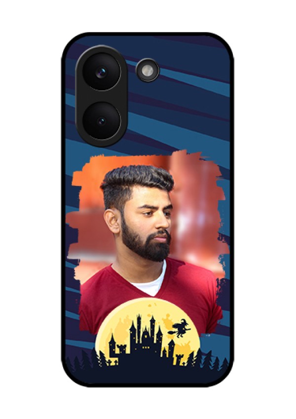 Xiaomi Redmi Turbo 5 Custom Glass Phone Case - Halloween Witch Design
