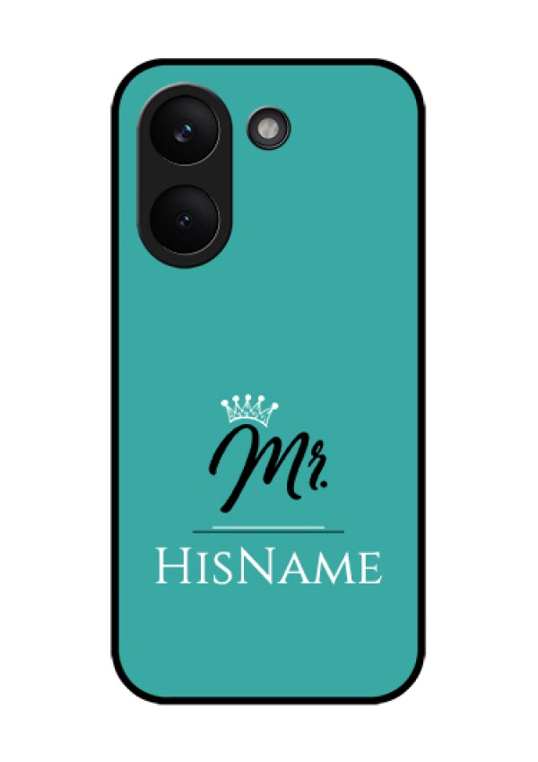 Xiaomi Redmi Turbo 5 Custom Glass Phone Case - Mr With Name Design