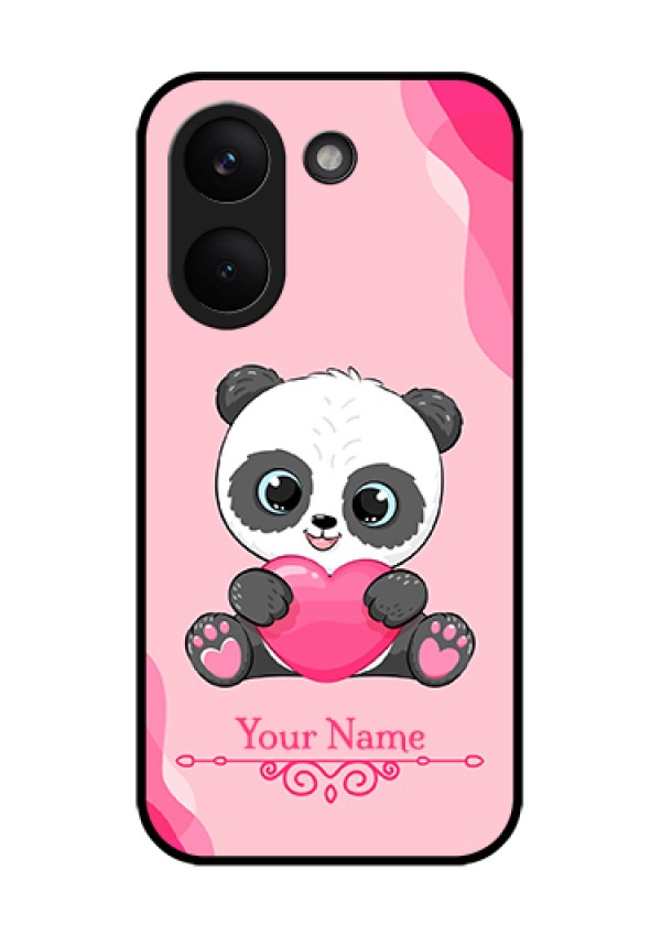 Xiaomi Redmi Turbo 5 Custom Glass Phone Case - Cute Panda Design