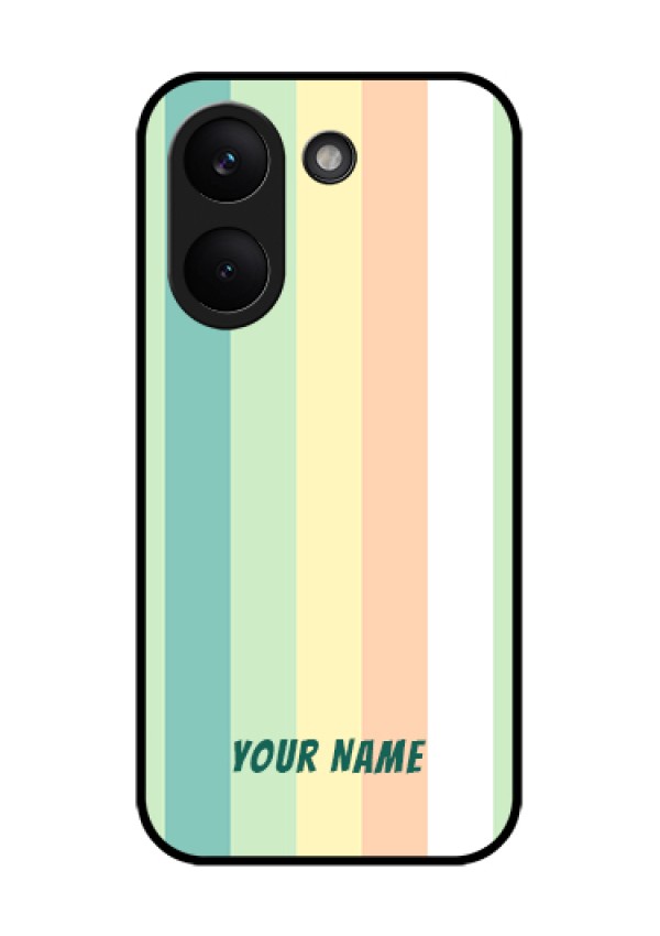 Xiaomi Redmi Turbo 5 Custom Glass Phone Case - Multi - Colour Stripes Design
