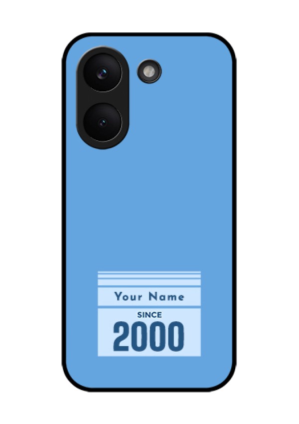 Xiaomi Redmi Turbo 5 Custom Glass Phone Case - Custom Year Of Birth Design
