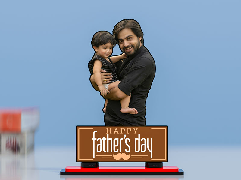Happy Fathers Day Miniature Photo Stand Design
