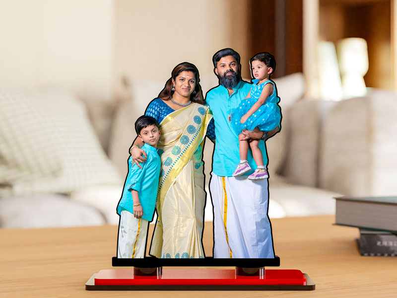 Sweet Family Miniature Photo Stand Design