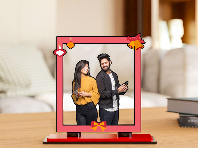 Gift Wrap Styled Miniature Photo Stand Design