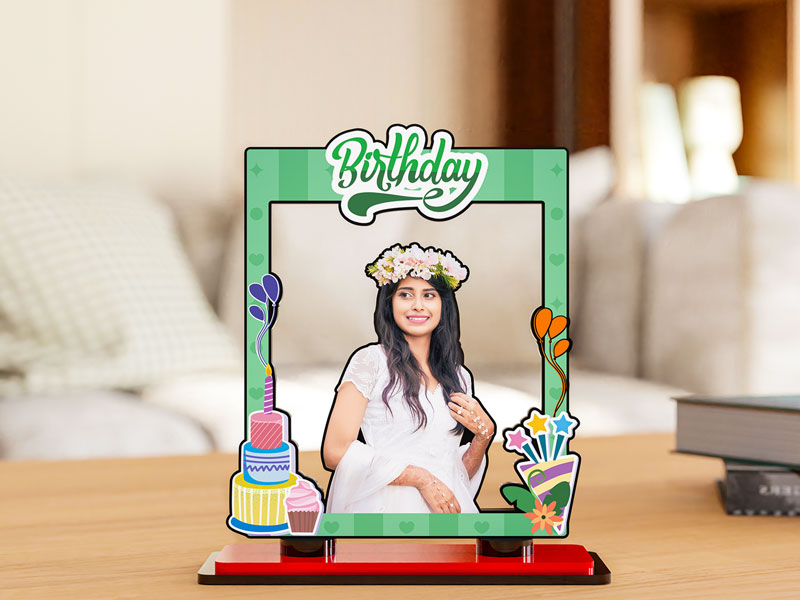 Birthday Miniature Photo Stand Design