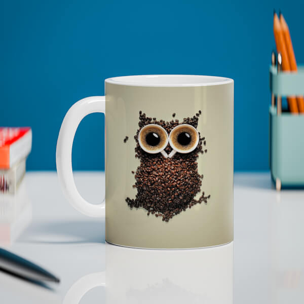 Coffee Beans For Coffee Lovers Design On Mug