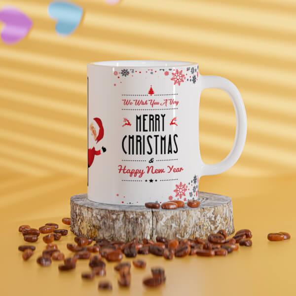 We Wish You A Very Merry Christmas Design On Mug