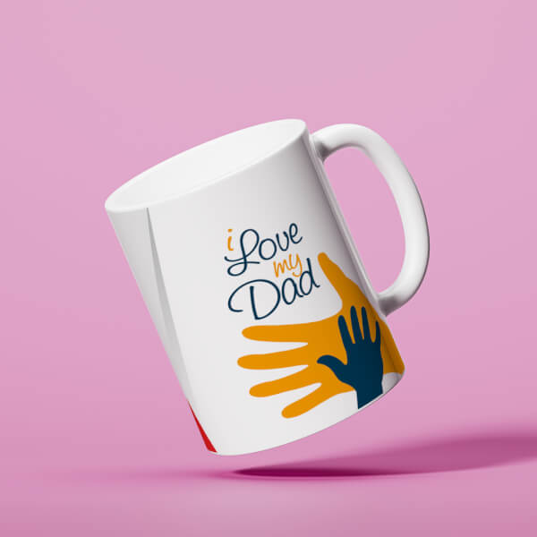 I Love My Dad Design On Mug