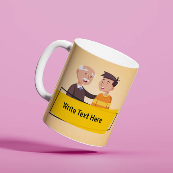 Happy Birthday To You Grandpa Design On Mug