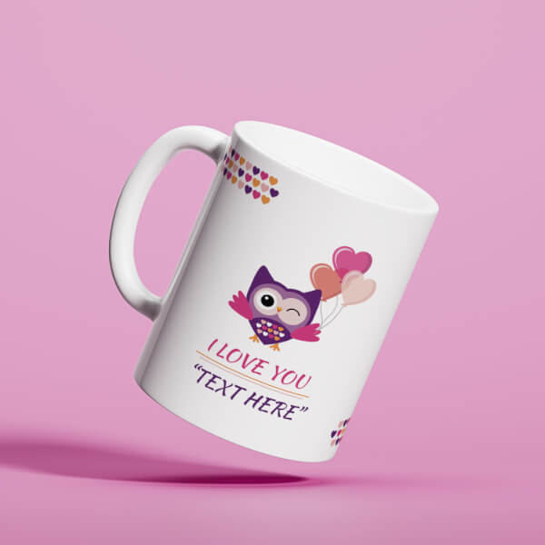 Love Proposal Bird Design On Mug