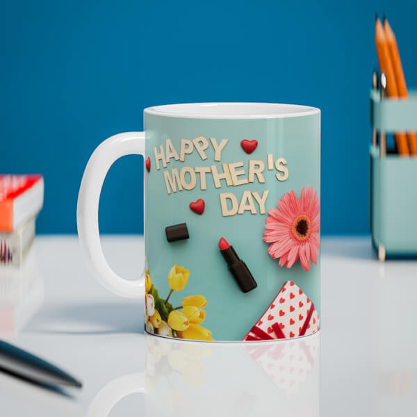 Happy Mothers Day Design On Mug