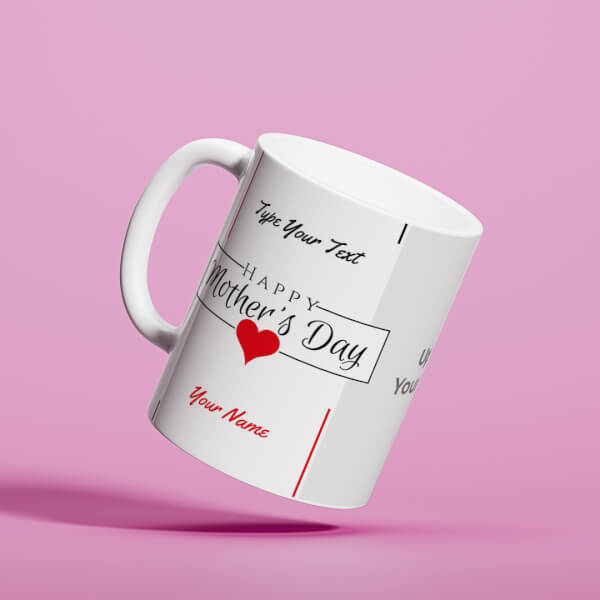 Happy Mother?s Day With 2 Pic Upload Design On Mug