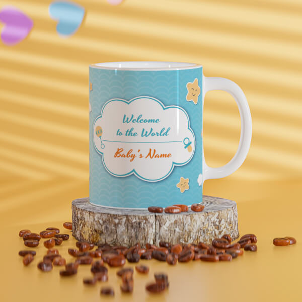Welcome To The World Design On Mug