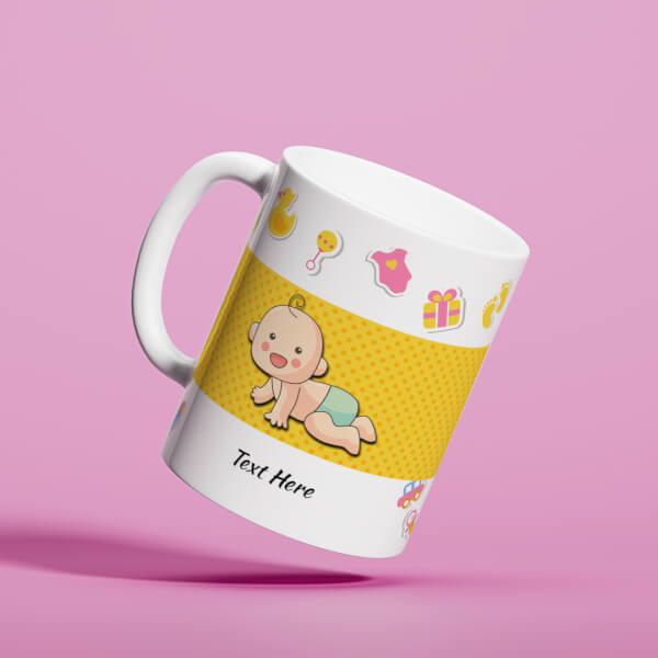 Best Wishes For Your New Born Baby Design On Mug