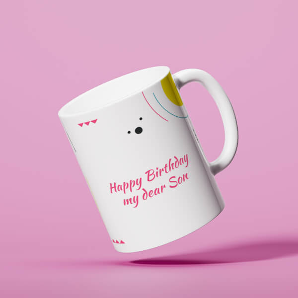 Happy Birthday My Dear Sister Design On Mug