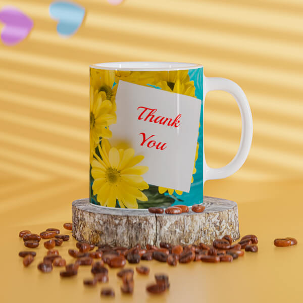 Thank You Design On Mug