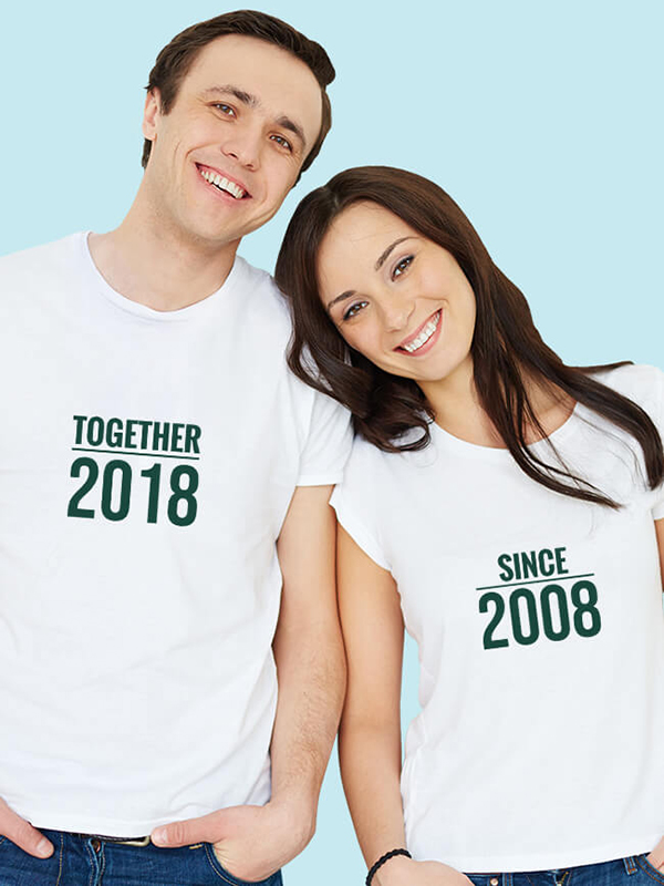 Together Since Couples T Shirts