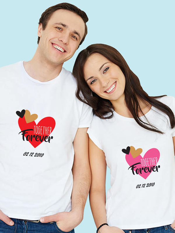 Together Forever Couple T Shirts