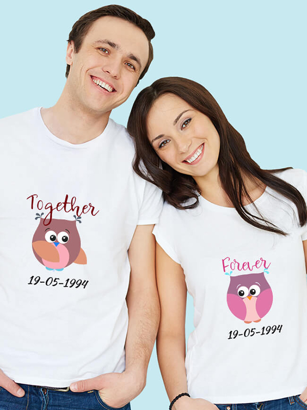 Together Forever Couples T Shirt