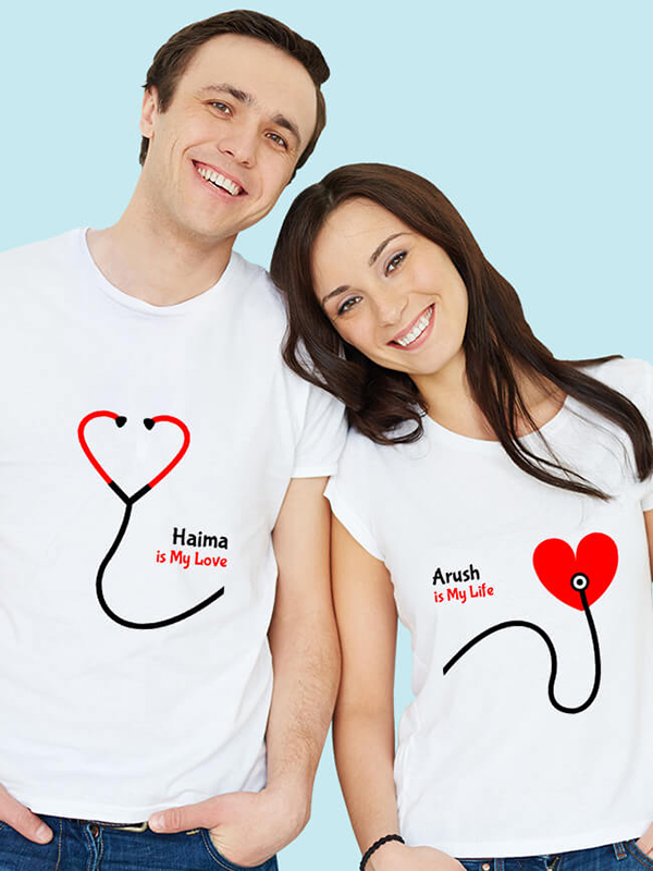 Stethoscope Couples T Shirt