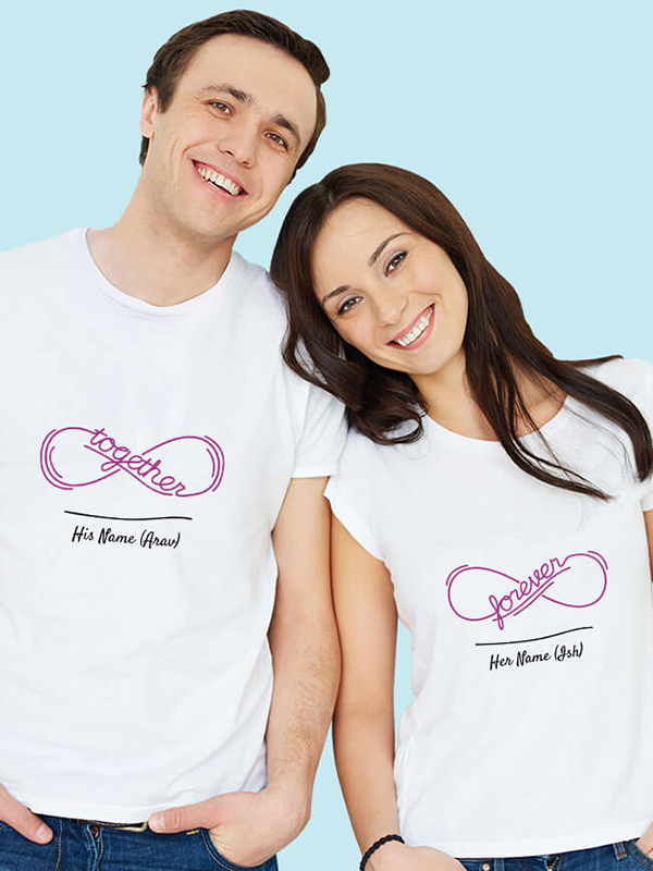 Together Forever Honeymoon Couples T Shirt