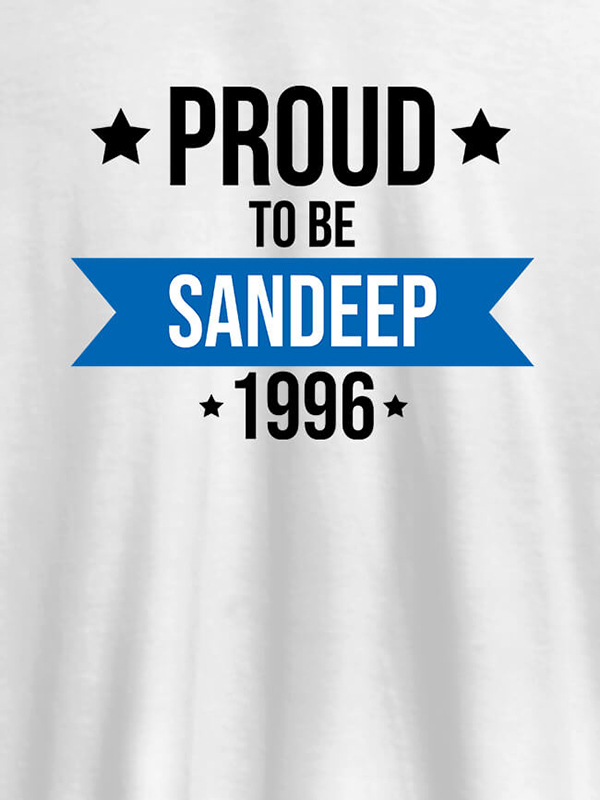 Proud To Be Name Year Printed Mens T Shirt