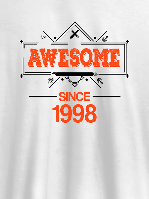 Awesome Since Personalized Mens T Shirt