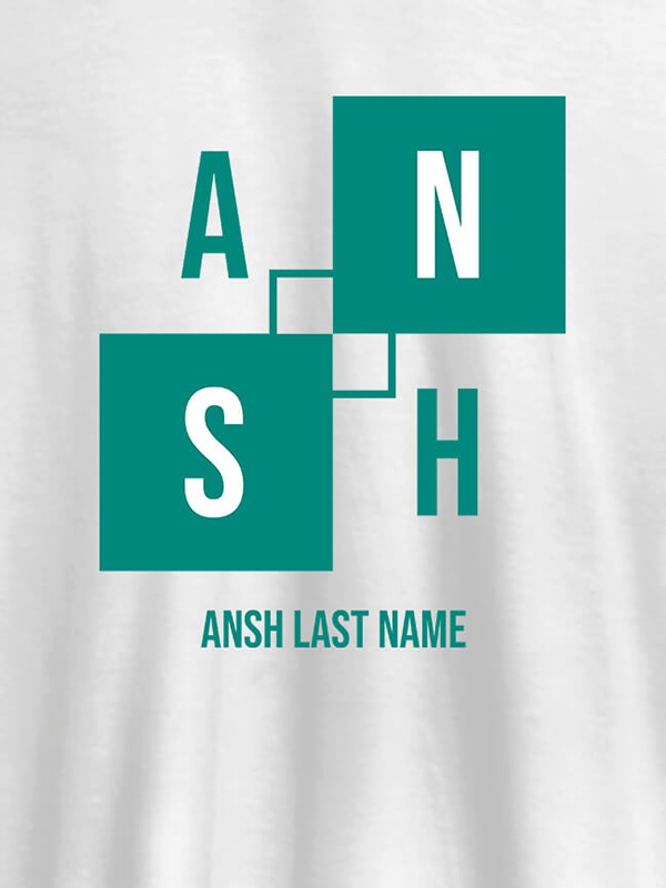 Personalised Mens T Shirt With Last Name