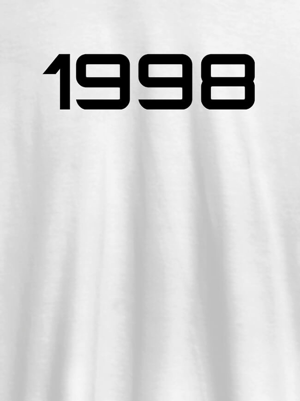 Birth Year Personalised Printed Mens T Shirt