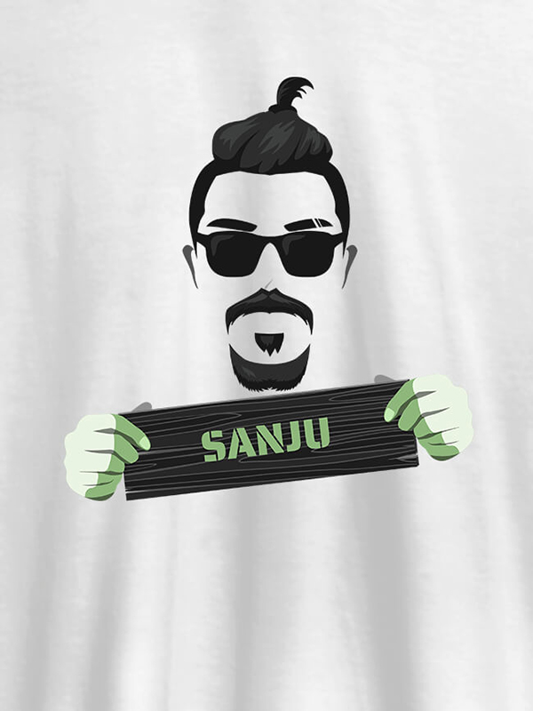 Funky Beard Moustache Sunglasses Personalised Mens T Shirt