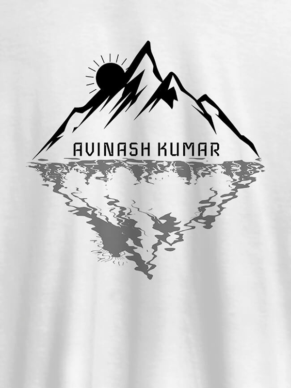 Himalaya Mountain Sunrise Personalised Mens Printed T Shirt
