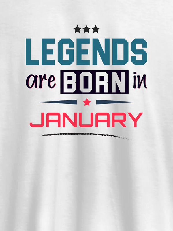 Kings Are Born In Month Personalised Printed Mens T Shirt