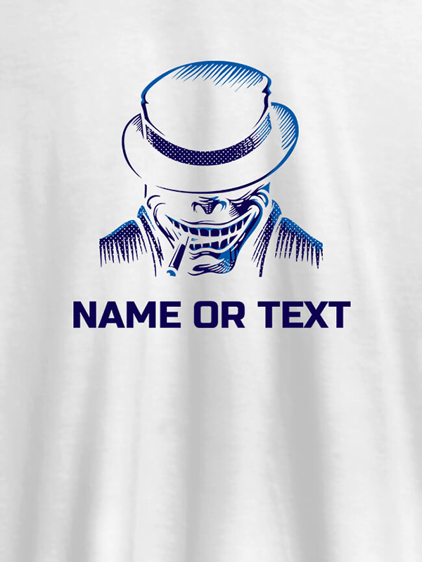 Wild Man with Cigaratte On Personalized Tees