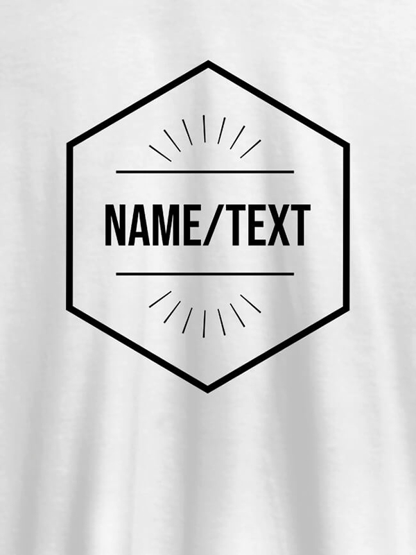 Simple Design with Name On Personalized T-Shirt