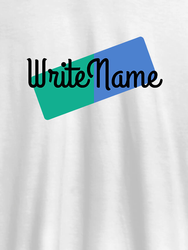 Write Name On T-shirts For Men with Name, Text and Photo