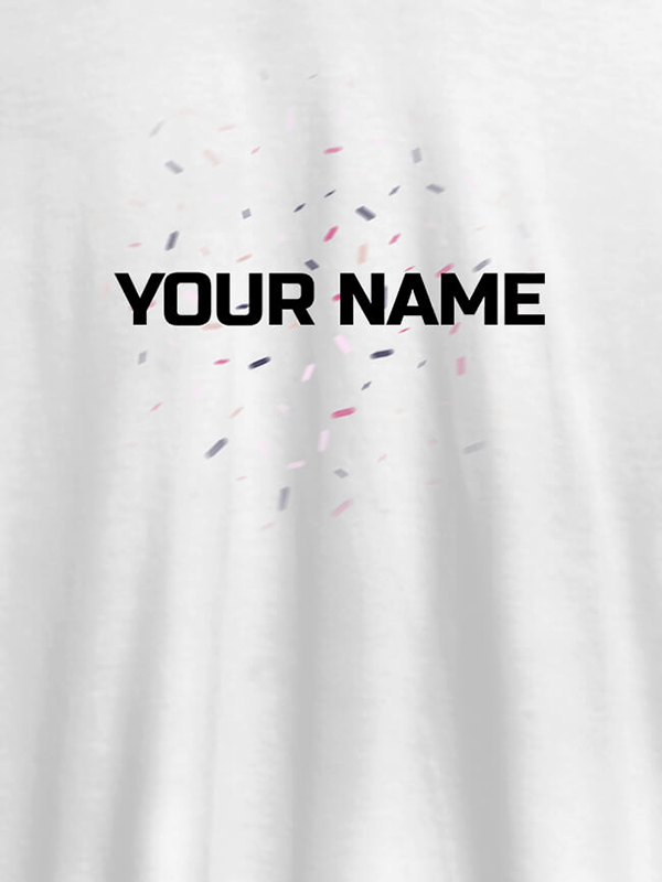 Blast Design with Your Name On Customized Men Tees