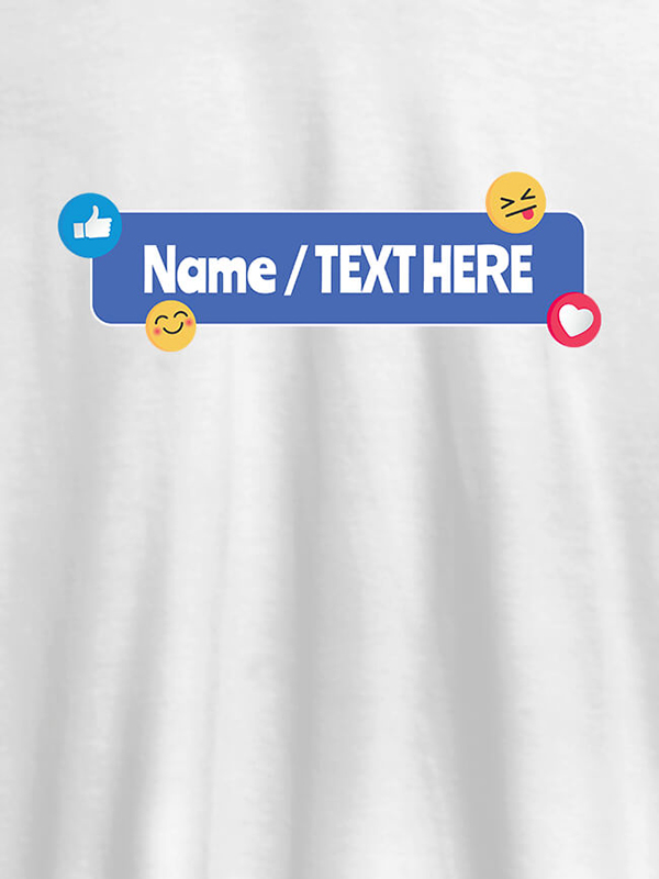 Your Name with Emojis On Personalized Tshirt