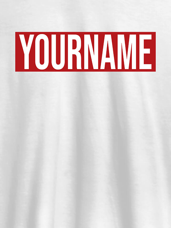 YourName On Customized Tshirt for Men