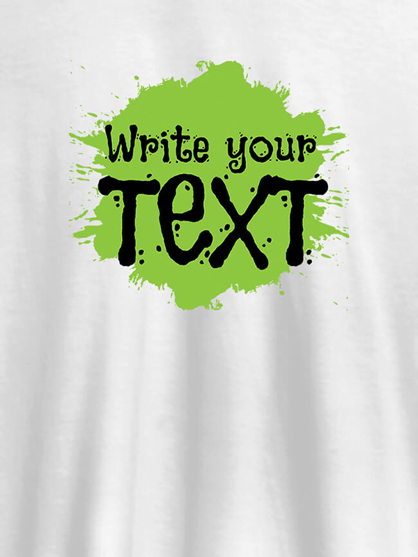 Splash Design with your Name On Personalized Tees