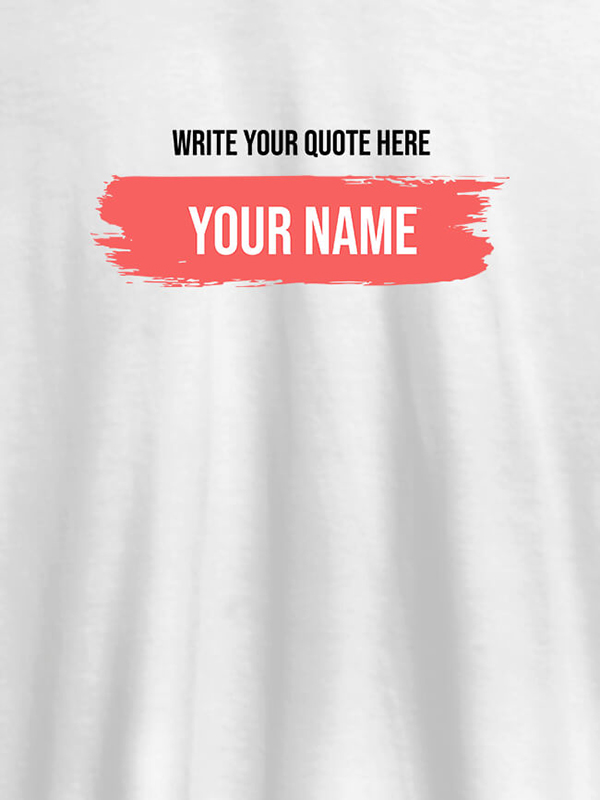 Quote with Your Name On T-shirts For Men with Name, Text and Photo