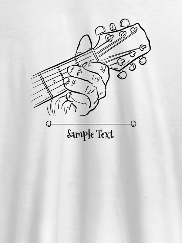Unplugged Theme with Text On Men T Shirts with Name, Text, and Photo