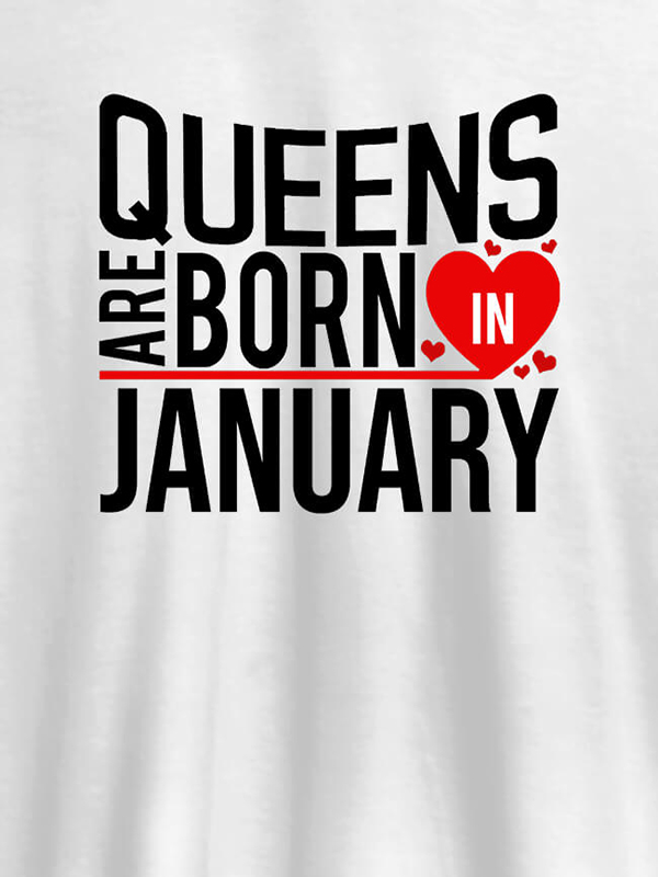Queens Are Born In Personalised Womens T Shirt