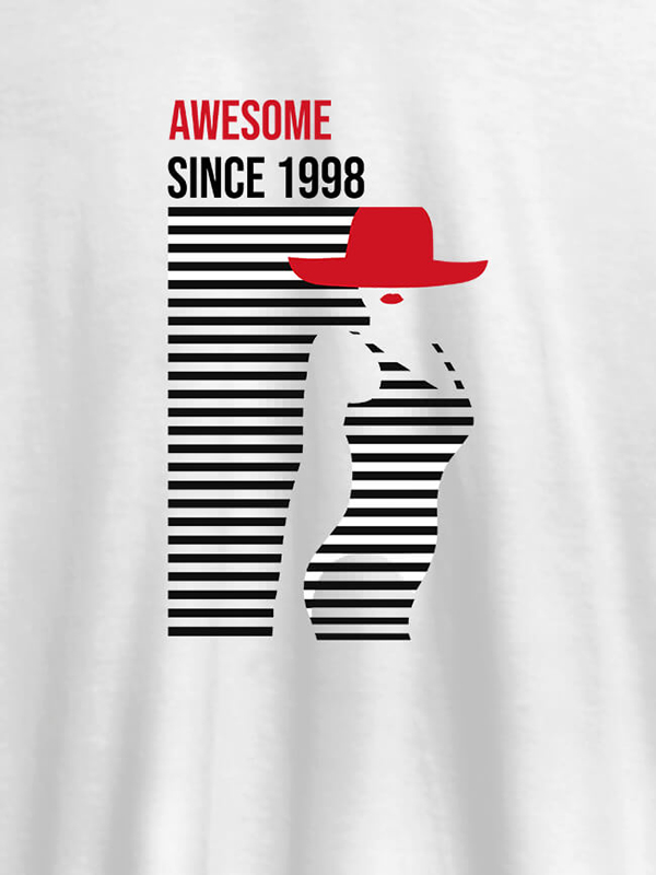 Awesome Since Personalised Womens T Shirt