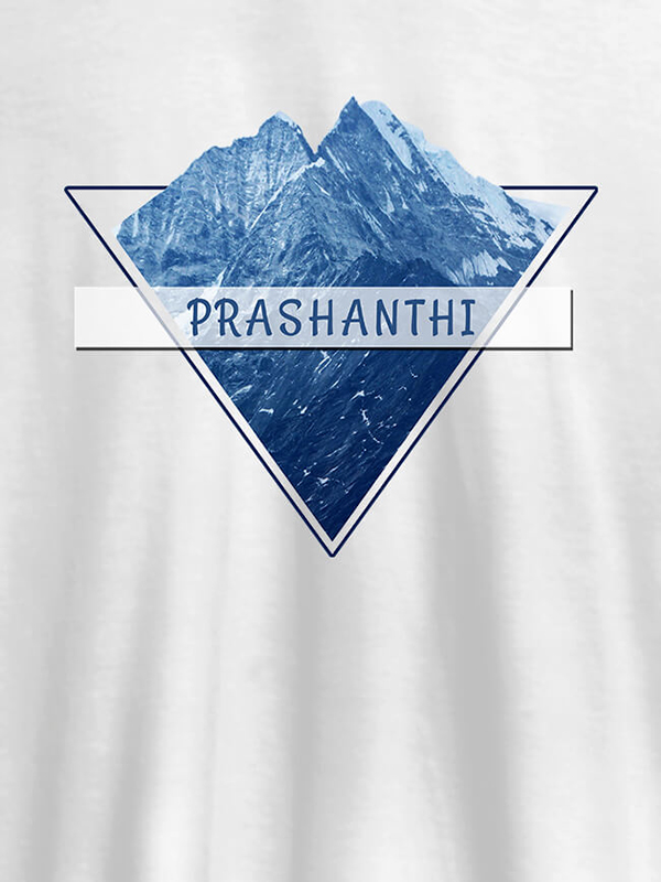 Himalaya Mountain Personalised Womens Printed T Shirt