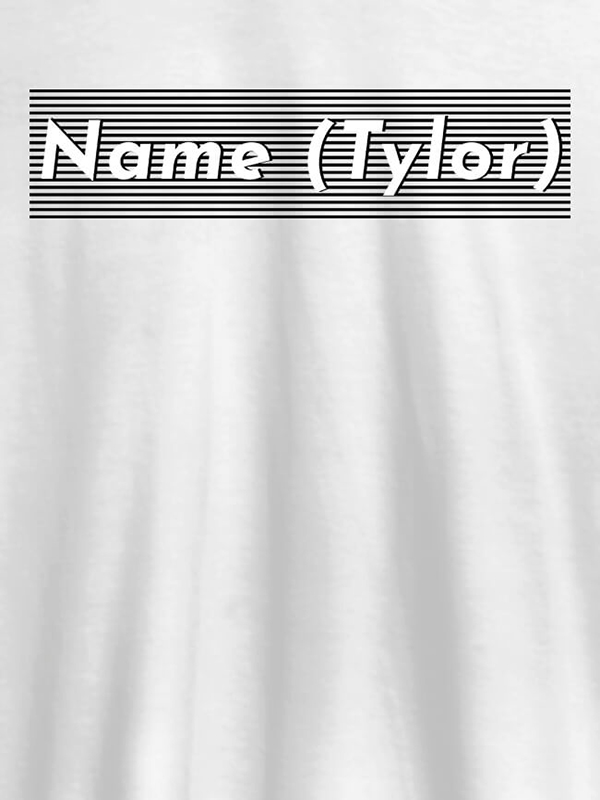 Personalised Unique Womens T Shirt With Name