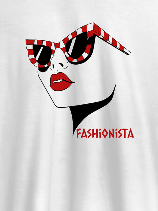 Fashionista Womens T Shirt Trendy Unique Design