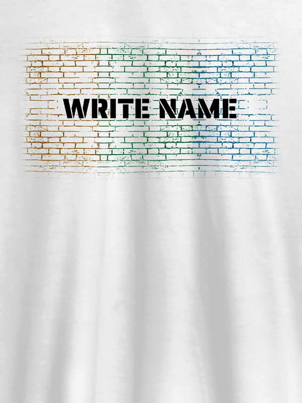 Graffiti Brick Wall T Shirt With Name Womens Fashion Wear