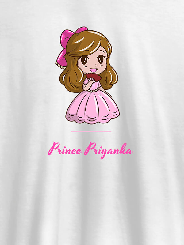 Cute Princess with Your Name On Personalized Women Tees
